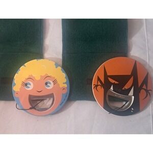 Vintage Ritzenhoff Double Sided Face Beer Bottle Opener Designer Germany NEW